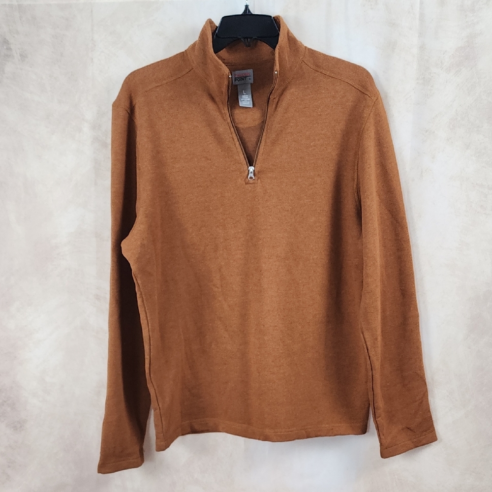 Falcon Point/ Size Large/ Men's Tan Sweater